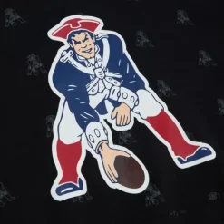 Men Mitchell & Ness Hoodies & Sweatshirts-Aop Fleece Hoodie New England Patriots