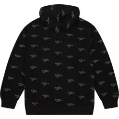 Men Mitchell & Ness Hoodies & Sweatshirts-Aop Fleece Hoodie New York Jets