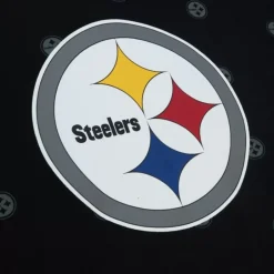 Men Mitchell & Ness Hoodies & Sweatshirts-Aop Fleece Hoodie Pittsburgh Steelers