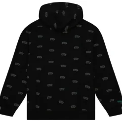 Men Mitchell & Ness Hoodies & Sweatshirts-Aop Fleece Hoodie San Antonio Spurs