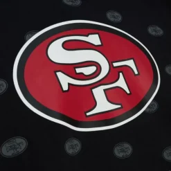 Men Mitchell & Ness Hoodies & Sweatshirts-Aop Fleece Hoodie San Francisco 49Ers