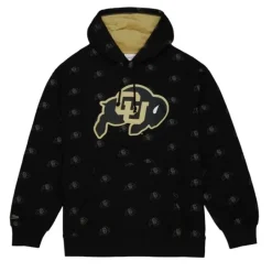 Men Mitchell & Ness Hoodies & Sweatshirts-Aop Fleece Hoodie University Of Colorado Boulder