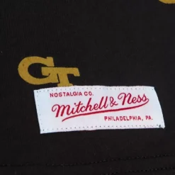 Men Mitchell & Ness T-Shirts & Tops-Aop Ss Top Georgia Tech