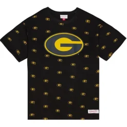 Men Mitchell & Ness T-Shirts & Tops-Aop Ss Top Grambling State University