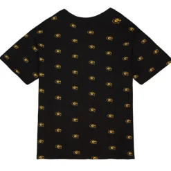 Men Mitchell & Ness T-Shirts & Tops-Aop Ss Top Grambling State University