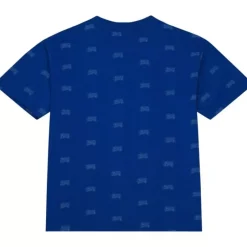 Men Mitchell & Ness T-Shirts & Tops-Aop S/S Top Philadelphia 76Ers