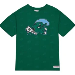 Men Mitchell & Ness T-Shirts & Tops-Aop Ss Top Tulane University