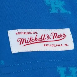 Men Mitchell & Ness T-Shirts & Tops-Aop Ss Top University Of Kentucky