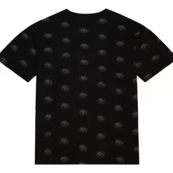 Men Mitchell & Ness T-Shirts & Tops-Aop Ss Top University Of Iowa