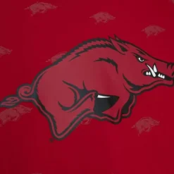Men Mitchell & Ness T-Shirts & Tops-Aop Ss Top University Of Arkansas