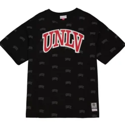 Men Mitchell & Ness T-Shirts & Tops-Aop Ss Top Unlv