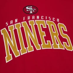 Men Mitchell & Ness T-Shirts & Tops-Arch Tee San Francisco 49Ers