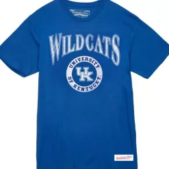 Men Mitchell & Ness T-Shirts & Tops-Arched Logo Lockup Slub Tee University Of Kentucky