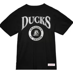 Men Mitchell & Ness T-Shirts & Tops-Arched Logo Lockup Slub Tee University Of Oregon