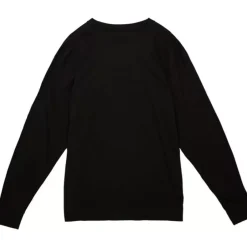 Men Mitchell & Ness T-Shirts & Tops-Arched Logo Slub Ls Tee Baltimore Orioles