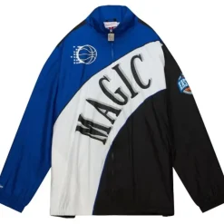 Men Mitchell & Ness Jackets & Outerwear-Arched Retro Lined Windbreaker Orlando Magic