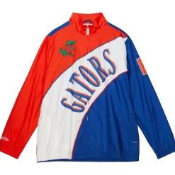 Men Mitchell & Ness Jackets & Outerwear-Arched Retro Lined Windbreaker University Of Florida