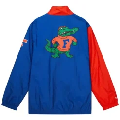Men Mitchell & Ness Jackets & Outerwear-Arched Retro Lined Windbreaker University Of Florida