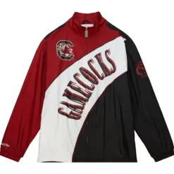 Men Mitchell & Ness Jackets & Outerwear-Arched Retro Lined Windbreaker University Of South Carolina