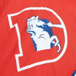 Men Mitchell & Ness Jackets & Outerwear-Arched Retro Lined Windbreaker Denver Broncos