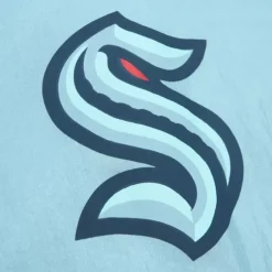 Men Mitchell & Ness Jackets & Outerwear-Arched Retro Lined Windbreaker Seattle Kraken