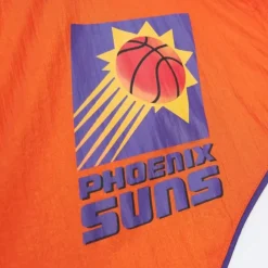 Men Mitchell & Ness Jackets & Outerwear-Arched Retro Lined Windbreaker Phoenix Suns