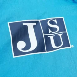 Men Mitchell & Ness Jackets & Outerwear-Arched Retro Lined Windbreaker Jackson State University