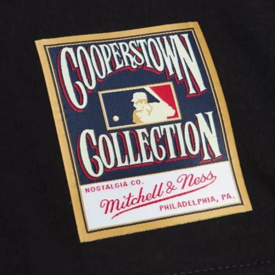 Men Mitchell & Ness T-Shirts & Tops-Arched Vintage Logo Tee San Francisco Giants