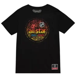 Men Mitchell & Ness T-Shirts & Tops-Asg Circle Doodle Tee All Star