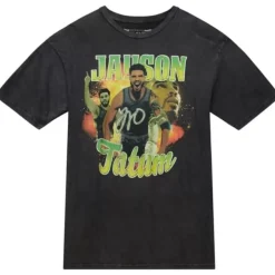 Men Mitchell & Ness T-Shirts & Tops-Asg Concert Tee Players Association Jayson Tatum
