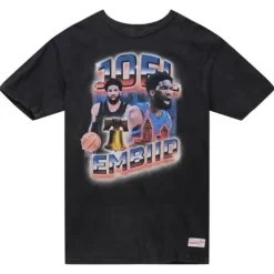 Men Mitchell & Ness T-Shirts & Tops-Asg Concert Tee Players Association Joel Embiid