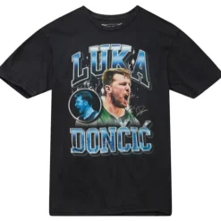 Men Mitchell & Ness T-Shirts & Tops-Asg Concert Tee Players Association Luka Doncic