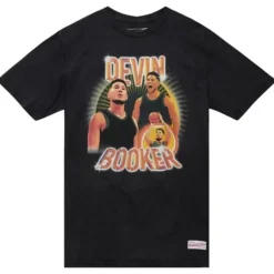 Men Mitchell & Ness T-Shirts & Tops-Asg Concert Tee Players Association Devin Booker