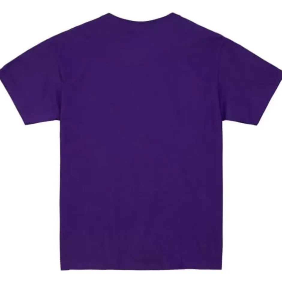 Men Mitchell & Ness T-Shirts & Tops-Asian Heritage Ss Tee 5.0 Los Angeles Lakers