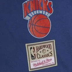 Men Mitchell & Ness T-Shirts & Tops-Asian Heritage Ss Tee 5.0 New York Knicks