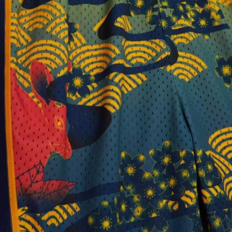 Men Mitchell & Ness Shorts-Asian Heritage Swingman Golden State Warriors 2009 Shorts 5.0