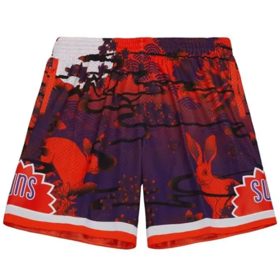 Men Mitchell & Ness Shorts-Asian Heritage Swingman Phoenix Suns 1991 Shorts 5.0