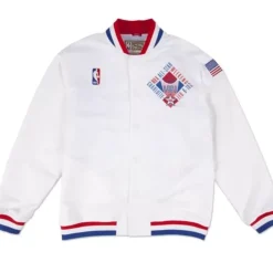 Men Mitchell & Ness Jackets & Outerwear-Authentic All Star East 1991-92 Warm Up Jacket