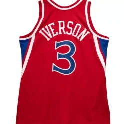Mitchell & Ness Nba Authentic-Authentic Allen Iverson Philadelphia 76Ers 1996-97 Jersey