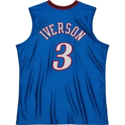 Mitchell & Ness Nba Authentic-Authentic Allen Iverson Philadelphia 76Ers Alternate 2001-02 Jersey