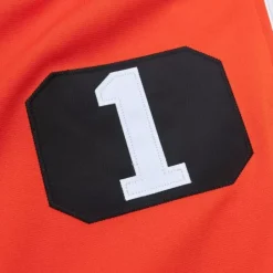 Men Mitchell & Ness Jackets & Outerwear-Authentic Bernie Parent Philadelphia Flyers 1974 Warm Up Jacket