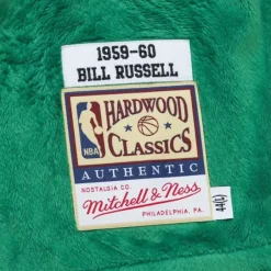 Men Mitchell & Ness Jackets & Outerwear-Authentic Bill Russell Boston Celtics 1959-60 Shooting Shirt