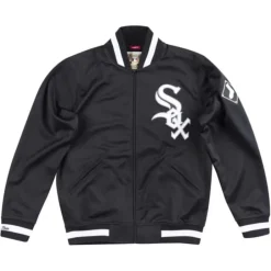 Men Mitchell & Ness Jackets & Outerwear-Authentic Bp Jacket Chicago White Sox 1991