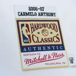 Mitchell & Ness Nba Authentic-Authentic Carmelo Anthony Denver Nuggets Hwc 2006-07 Jersey