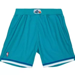 Men Mitchell & Ness Shorts-Authentic Charlotte Hornets Road 1992-93 Shorts