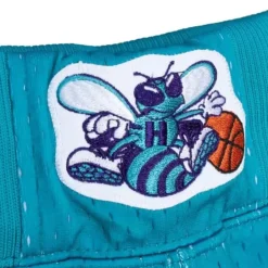 Men Mitchell & Ness Shorts-Authentic Charlotte Hornets Road 1992-93 Shorts