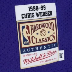 Mitchell & Ness Nba Authentic-Authentic Chris Webber Sacramento Kings 1998-99 Jersey