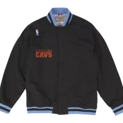 Men Mitchell & Ness Jackets & Outerwear-Authentic Cleveland Cavaliers 1994-95 Warm Up Jacket