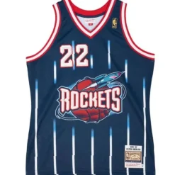 Mitchell & Ness Nba Authentic-Authentic Clyde Drexler Houston Rockets Road 1996-97 Jersey