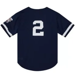 Mitchell & Ness Mlb Authentic-Authentic Derek Jeter New York Yankees 1998 Bp Jersey